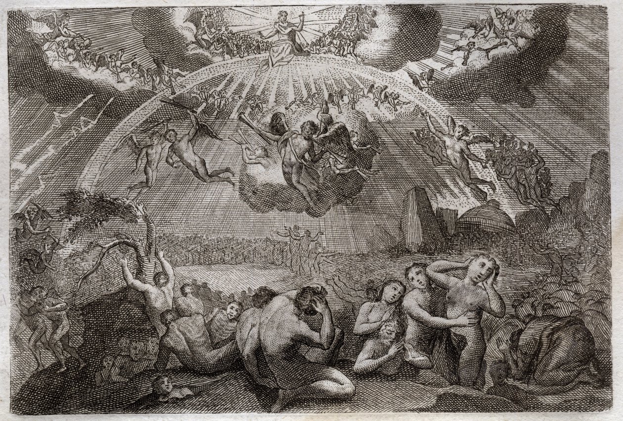 Royaumontská Bible, Nový zákon: Poslední soud. od Unknown artist