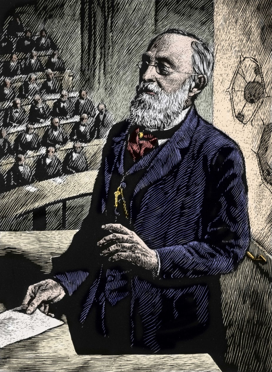 Rudolf Virchow (Virchow) (1821-1902), německý lékař a politik. od Unknown artist