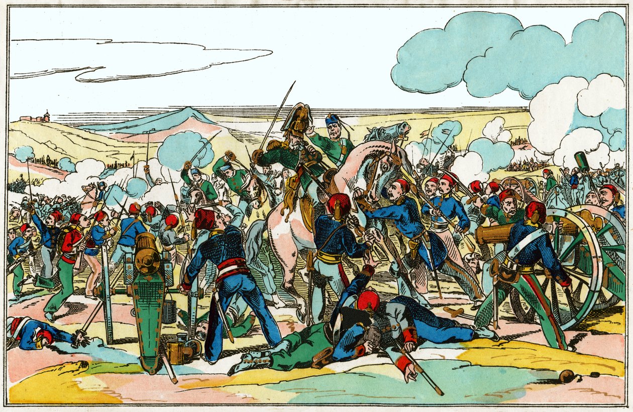 Ruská turecká válka. (Ilustrace, cca 1880) od Unknown artist