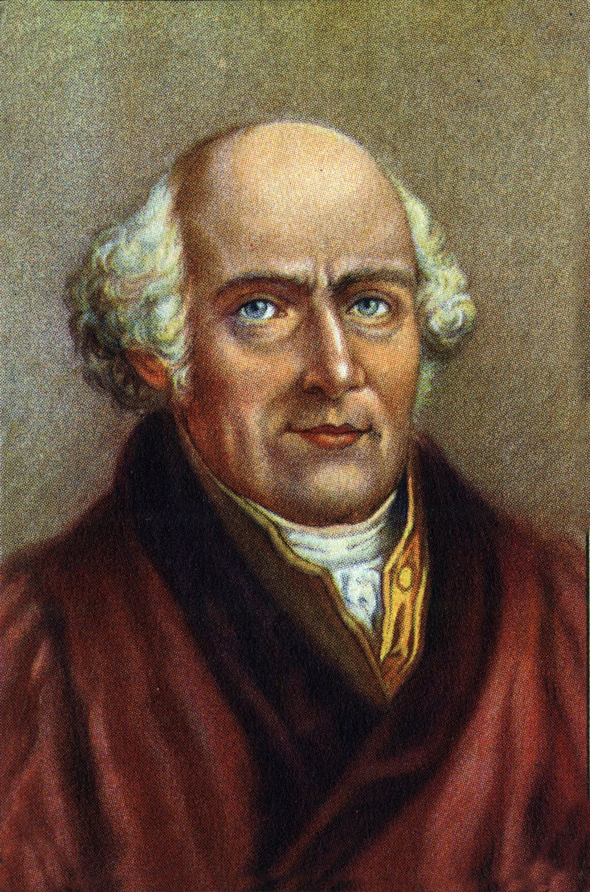 Samuel Hahnemann, otec homeopatie. od Unknown Artist