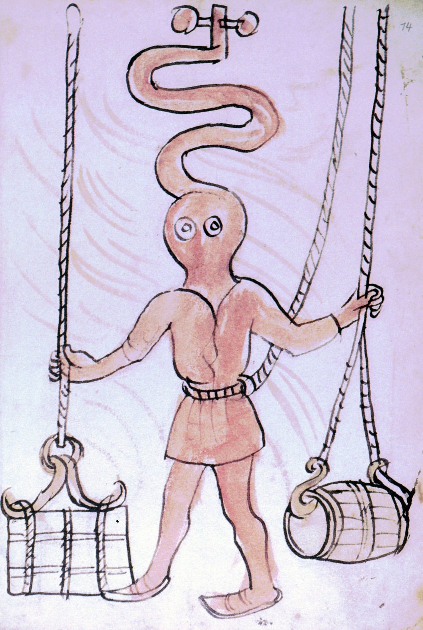 Scaphandler z rukopisu, známého jako „anonymní husitská válka“ od Unknown artist