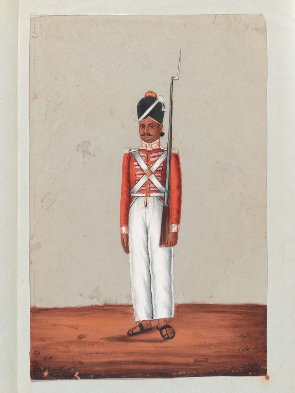 Sepoy, armáda Madras od Unknown artist