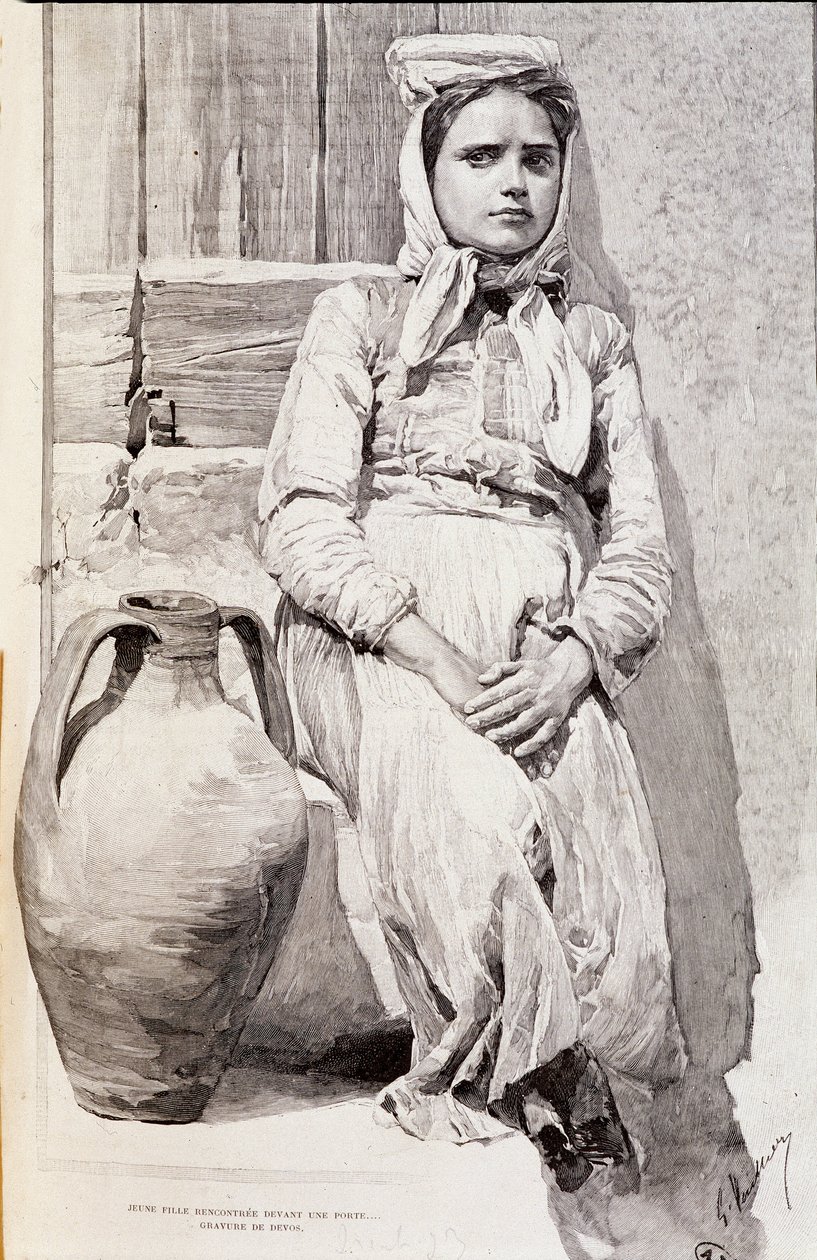 Sicilská dívka od Unknown artist