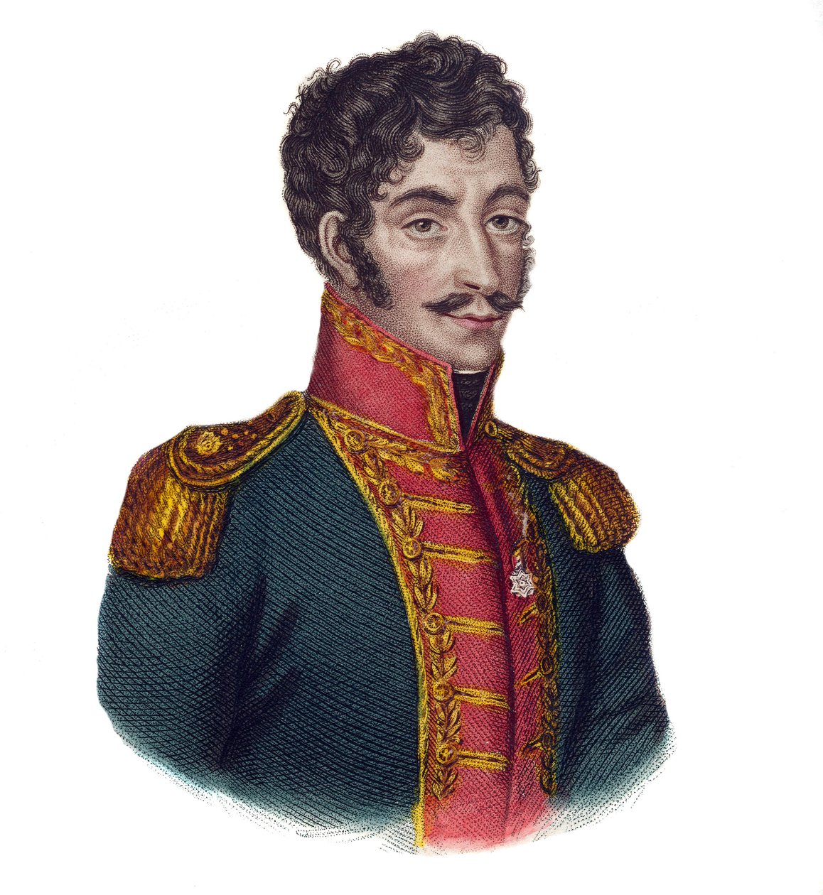Simon Bolivar (1783-1830), známý jako Libertador od Unknown artist