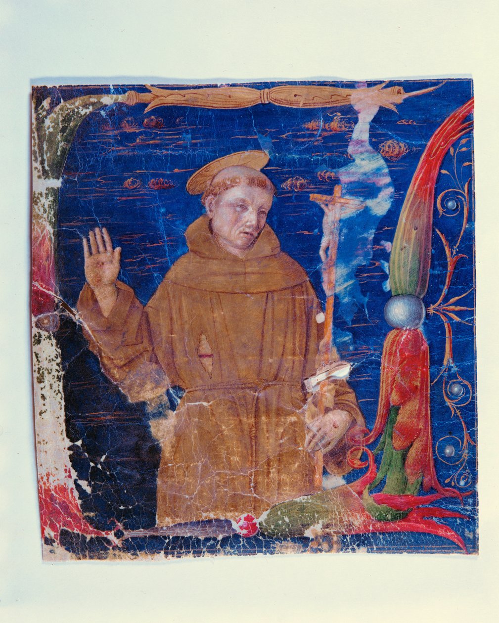 Jedna ilustrace ze ztraceného kodexu druhé poloviny (pergamen) od Unknown Artist