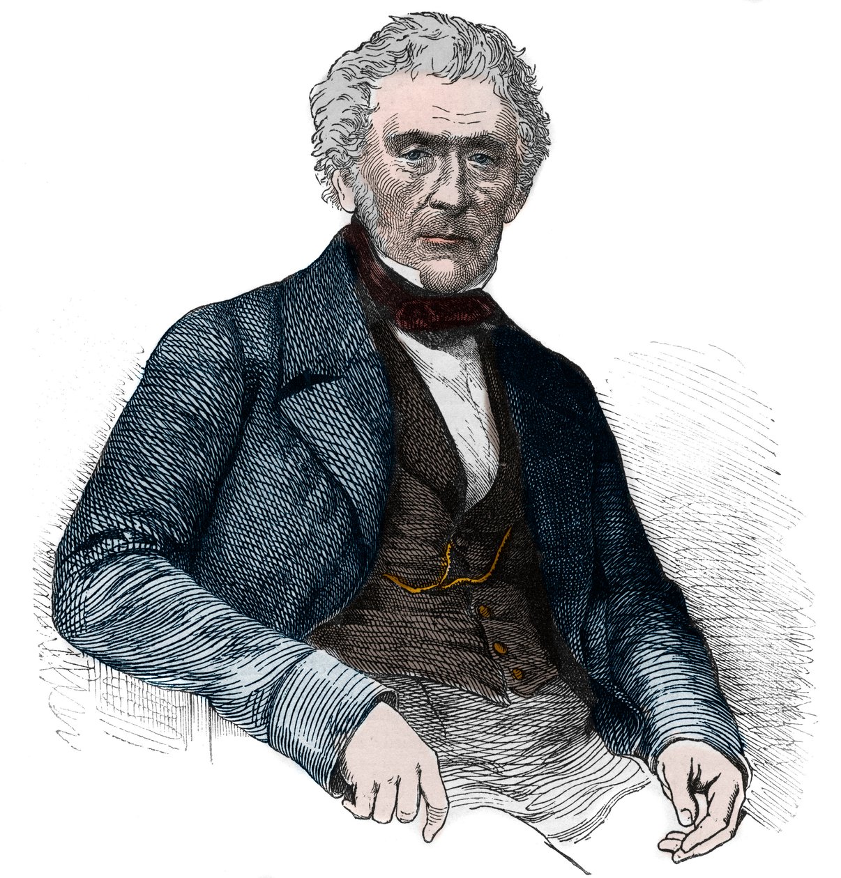 Sir David Brewster, skotský fyzik - Portrét Davida Brewstera (1781-1868) od Unknown artist