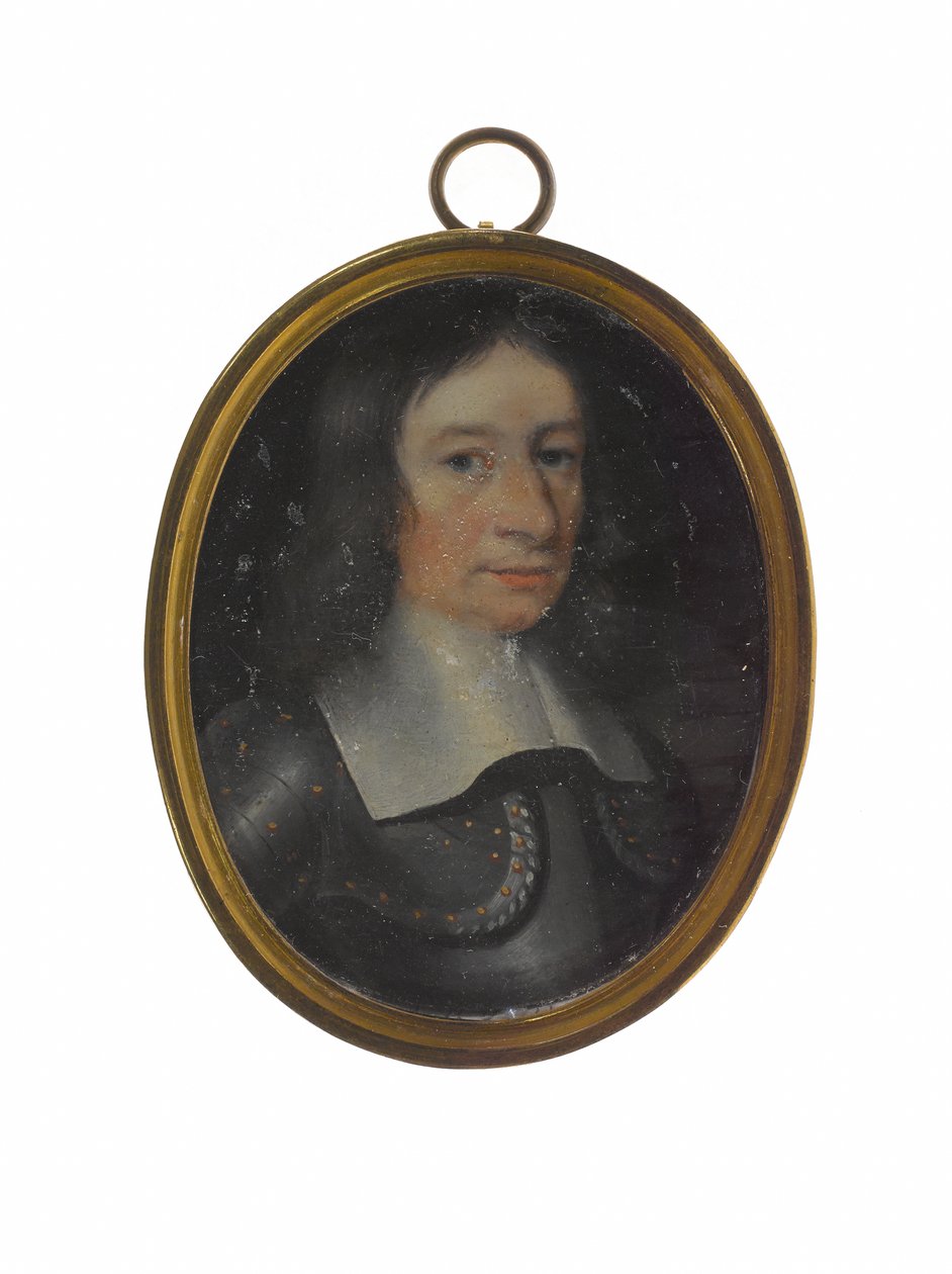Sir John Gell, cca 1650 (olej na mědi) od Unknown artist