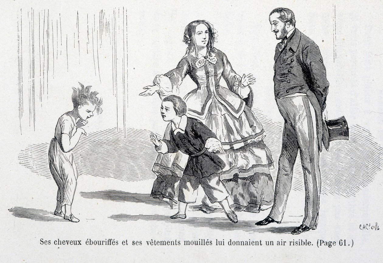 Sophie mokrá - v „Neštěstí Sophie““ od hraběnky ze Ségur, Hachette od Unknown artist