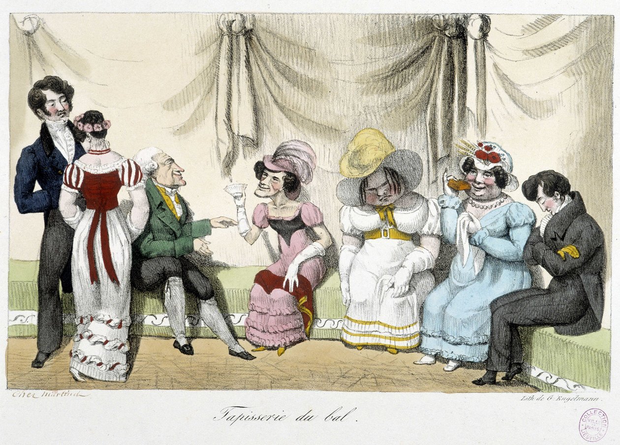 Tapestry du bal - n.d., začátek 19. století, Carnavalet od Unknown artist