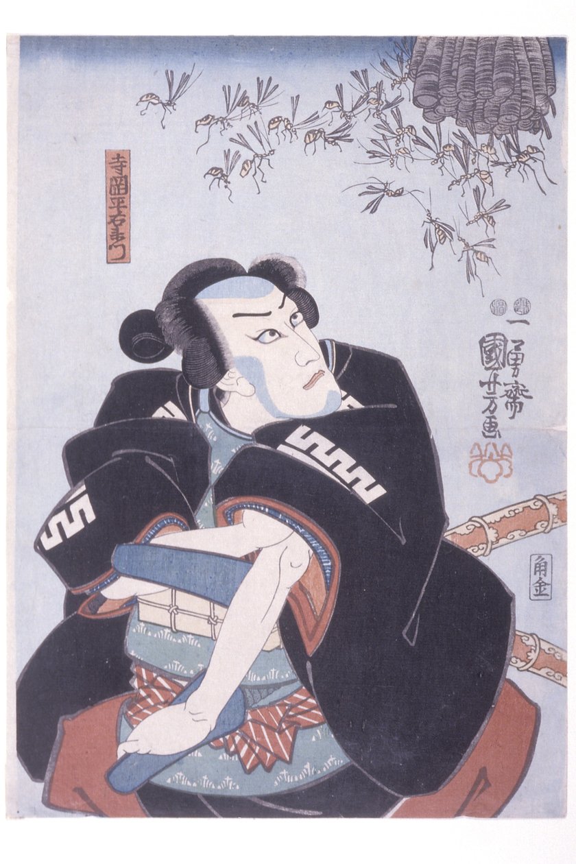 Teraoka Heiuemon (dřevořez) od Unknown artist