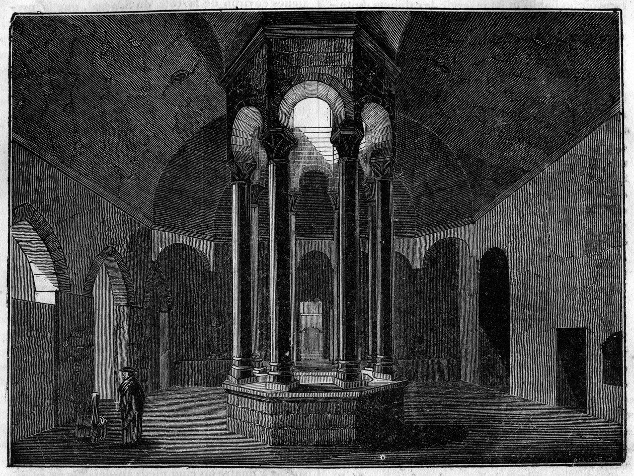 Arabské lázně Girona (Girona) ve Španělsku. od Unknown artist