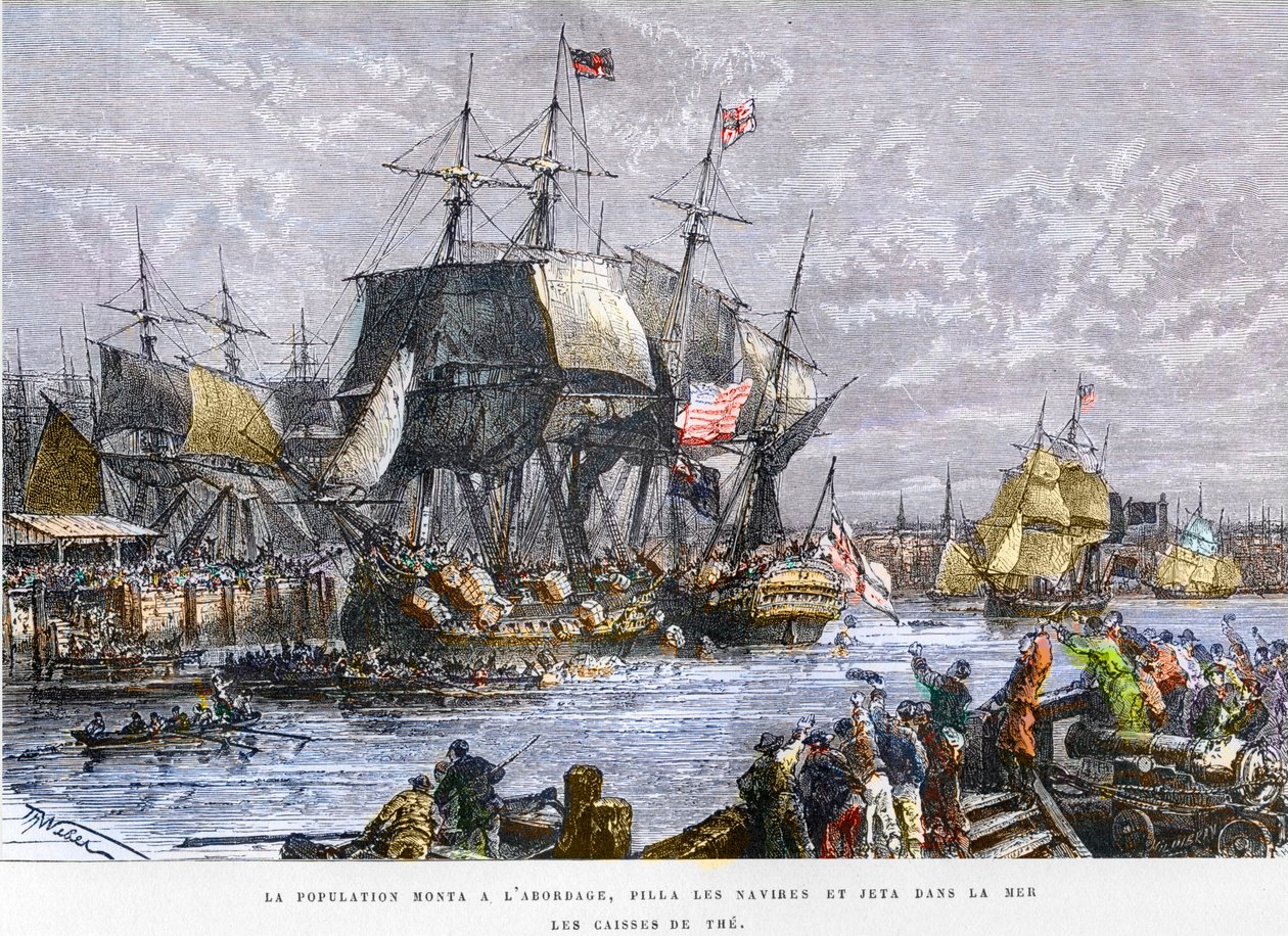 The Boston Tea Party, 16. prosince od Unknown artist