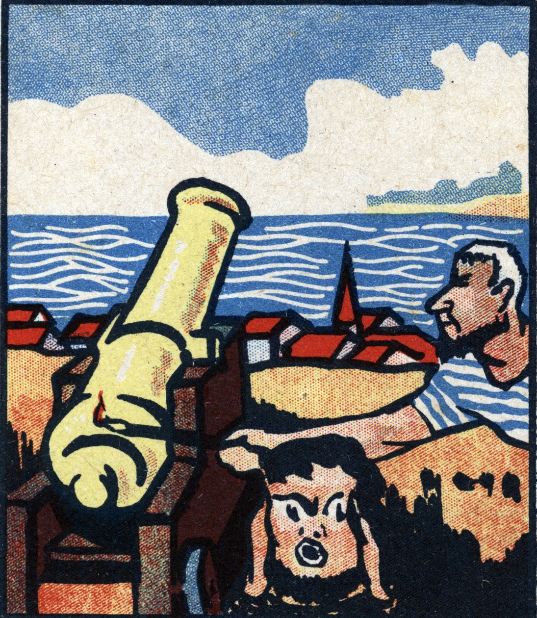 Brestská bouře, francouzská lokalizace. chromolitografie, počátek 20. století od Unknown Artist