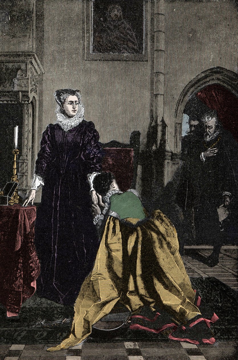 Kniha zatčení smrti pro Mary Stuartovnu (královna Skotska od Unknown artist