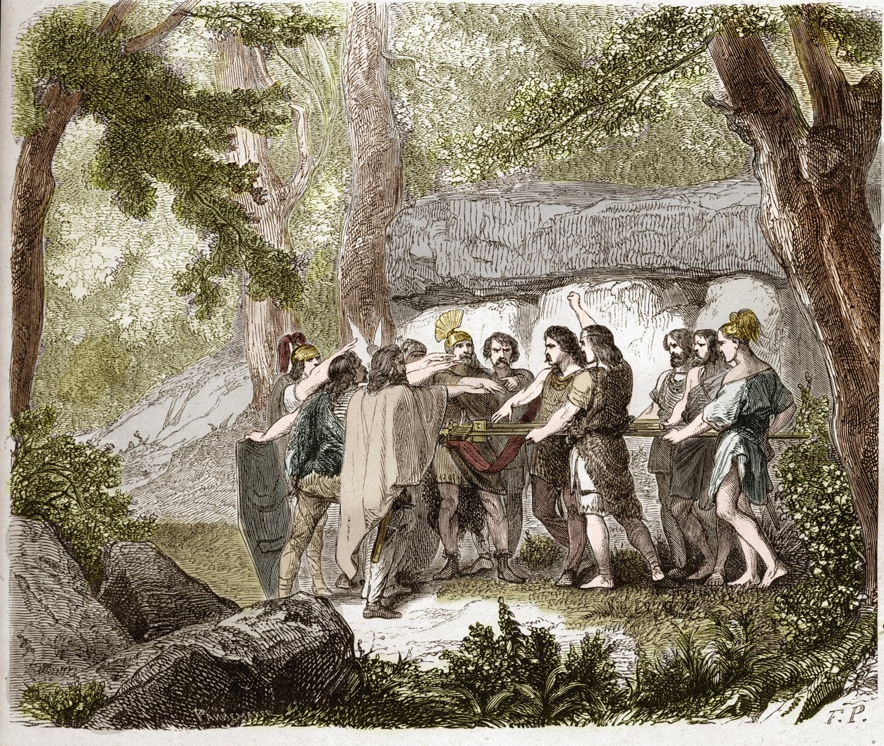Galie a Galové: Přísaha Galů. od Unknown artist