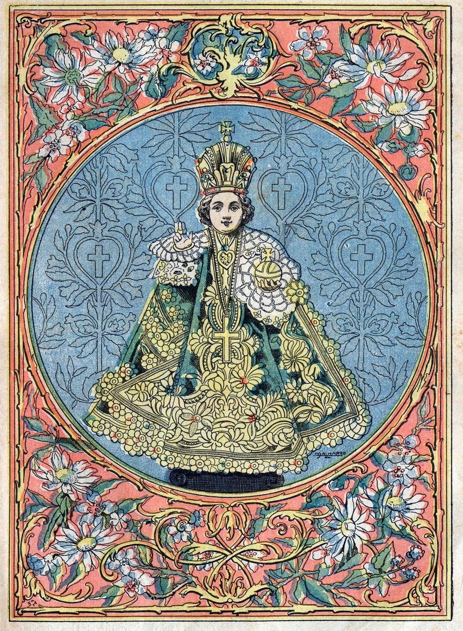 Pražské Jezulátko - Pražské Jezulátko - ilustrace konce 19. století od Unknown artist