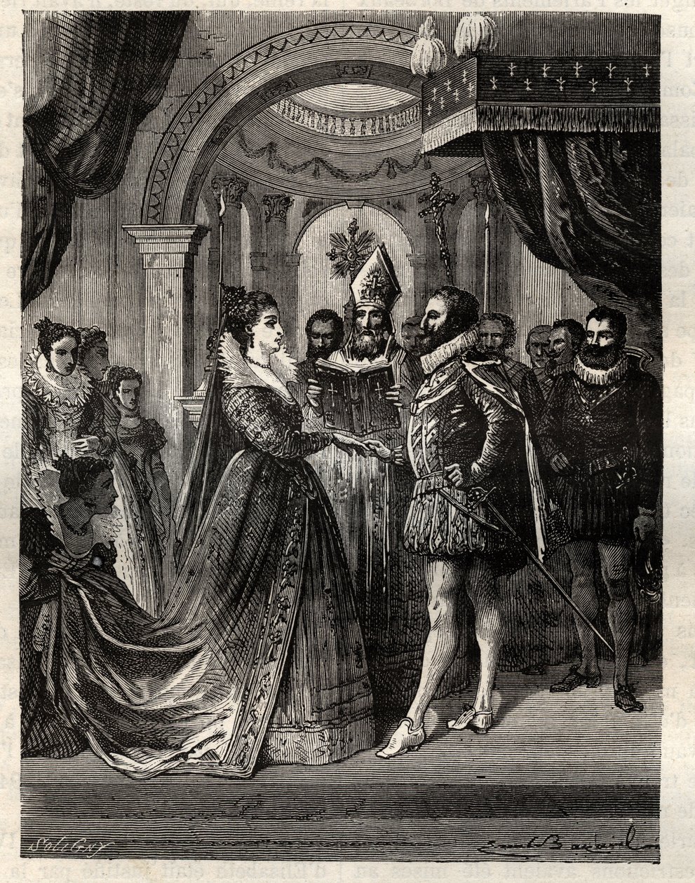 Sňatek zmocněnce princezny Marie de 