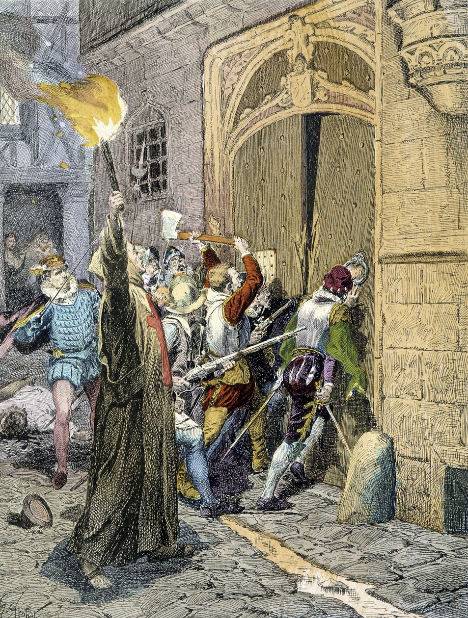 Masakr svatého Bartoloměje (1572) od Unknown artist
