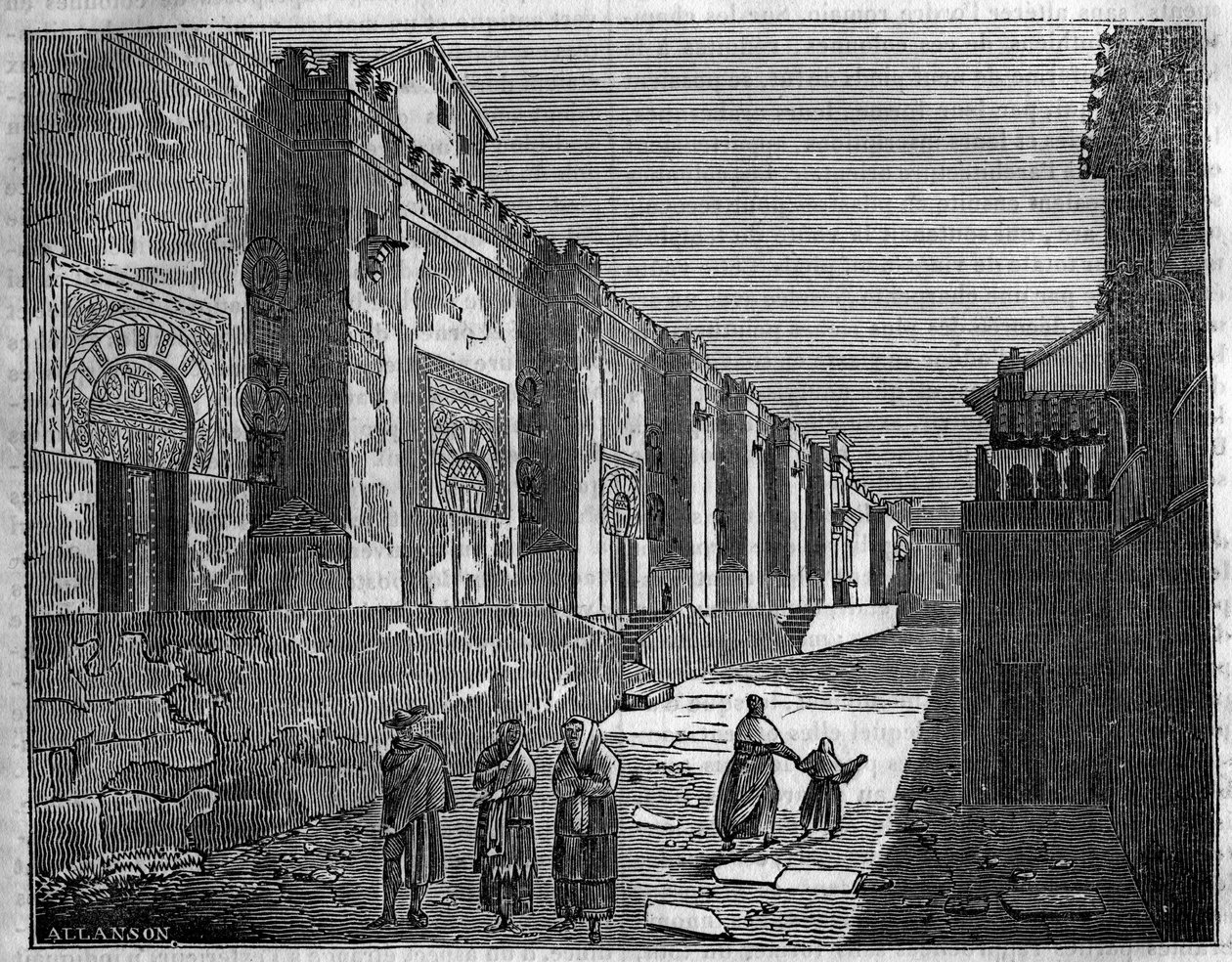 Mešita Cordoba ve Španělsku. Dnes křesťanská katedrála od Unknown artist