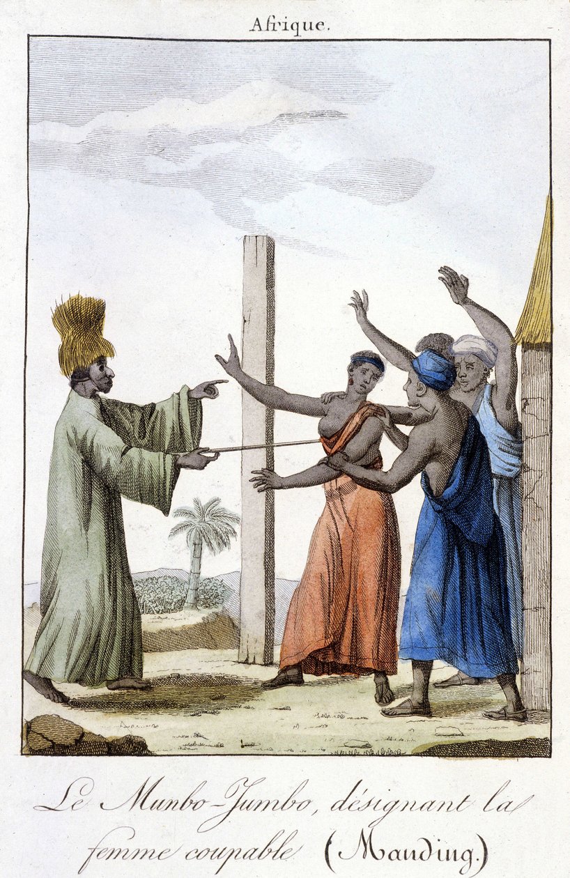 Mumbo-Jumbo, označující vinnou ženu (Mandingo) od Unknown artist
