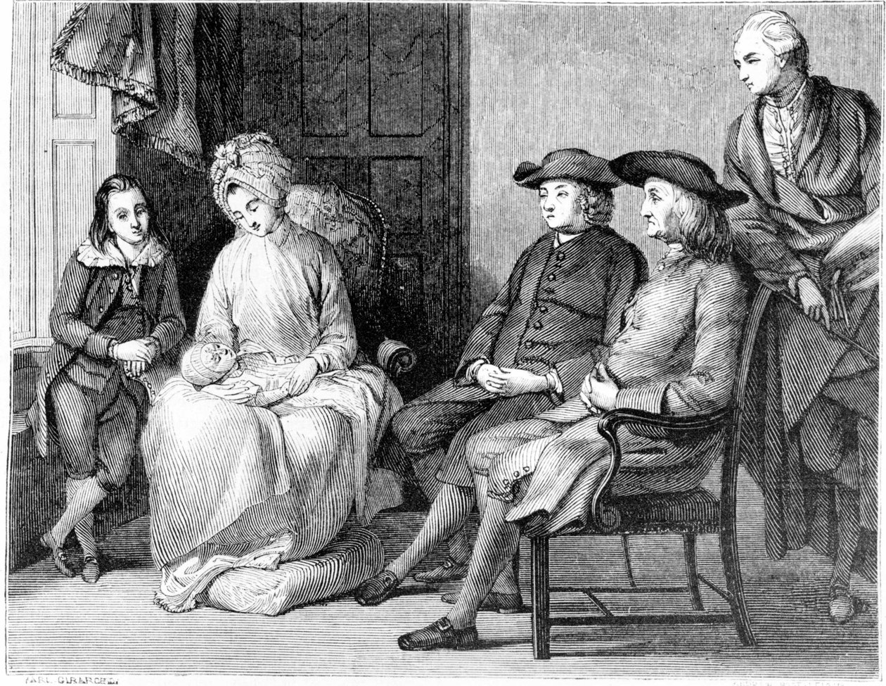 Kvakeři v 18. století. od Unknown artist