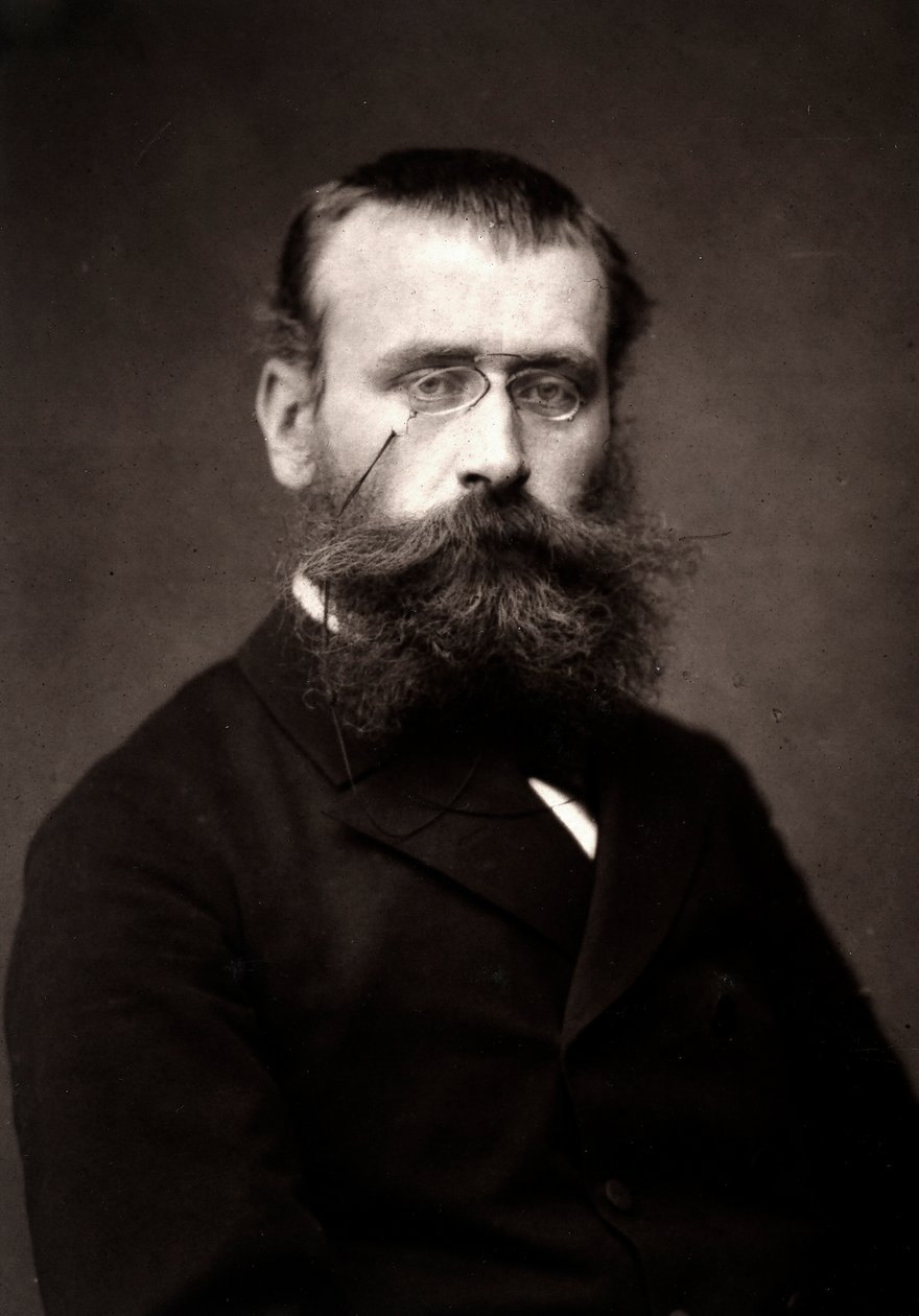 Umělec Georges Laugée fotografoval u příležitosti pařížského salonu v roce 1881 od Unknown