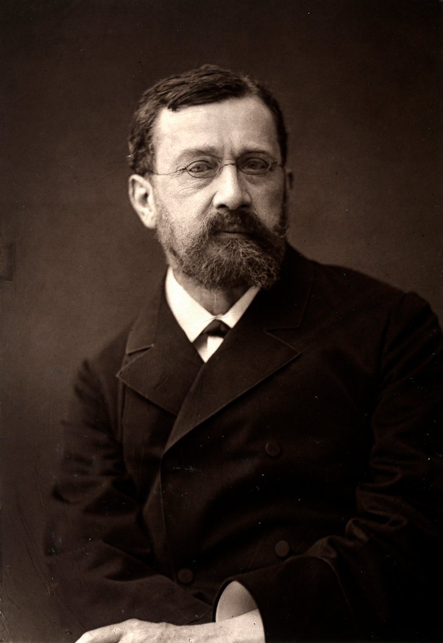 Umělec Leon Barillot fotografovaný u příležitosti pařížského salonu v roce 1881 od Unknown