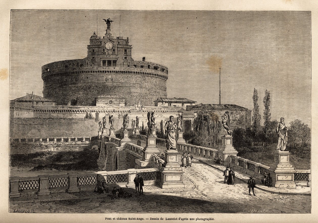 Most a hrad Saint Angelo (Castel Sant