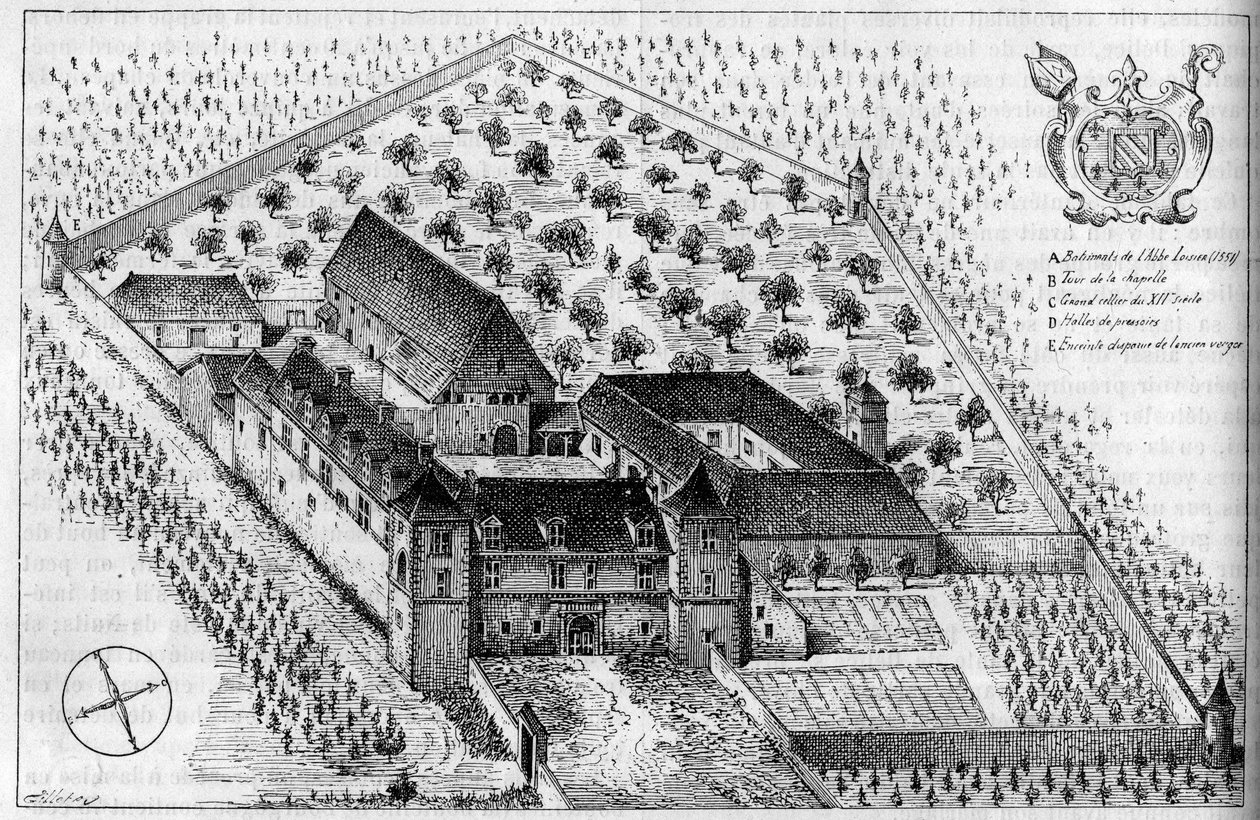 Budovy Clos de Vougeot (Cote d