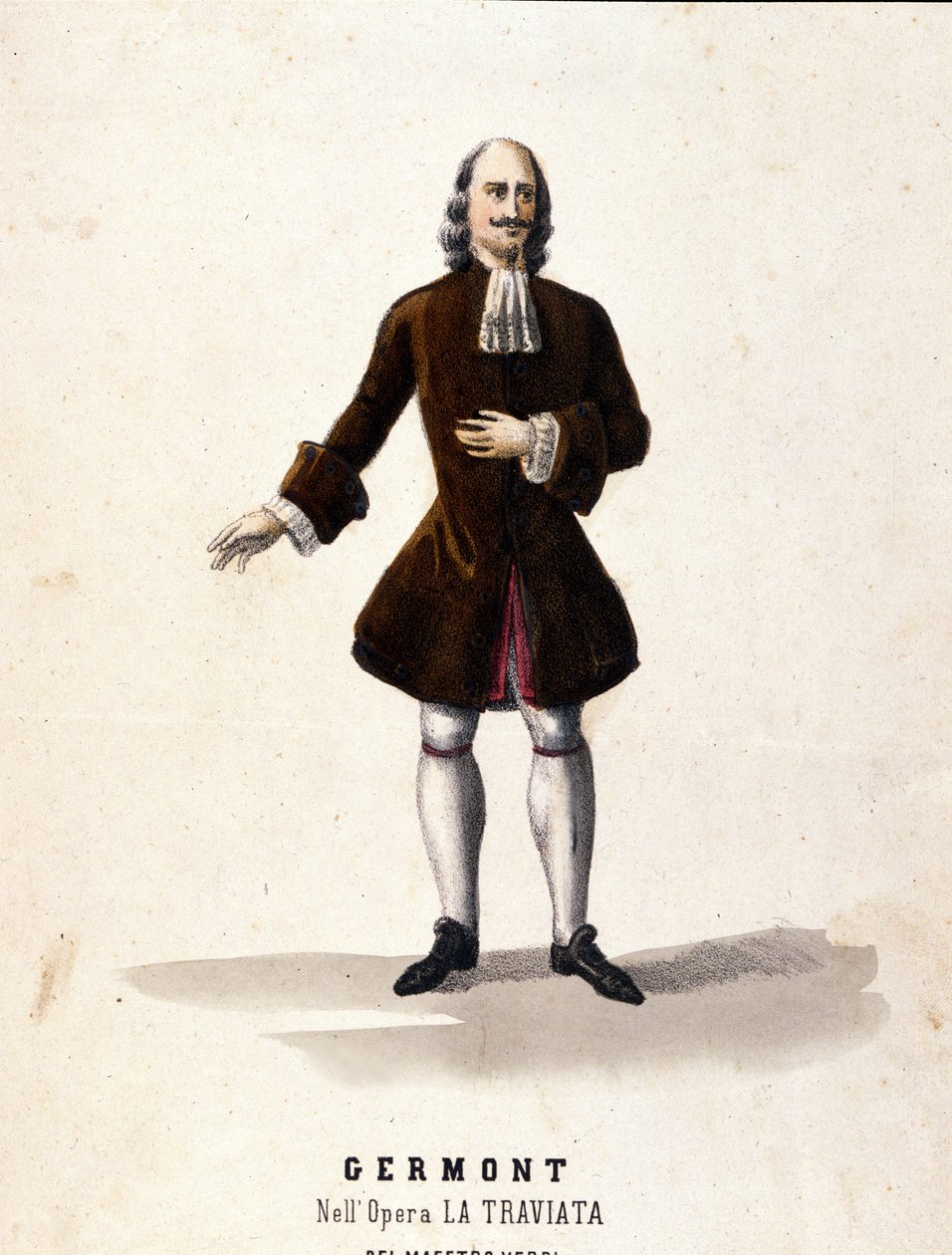Postava Alfreda Germonta v „La Traviata“ od Giuseppe Verdiho. od Unknown artist