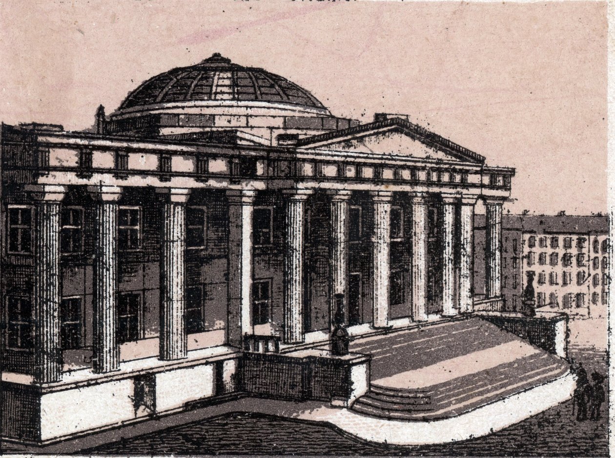 Celnice v New Yorku ve Spojených státech v „Svět ilustruje 168 pohledů““ Nedatováno (konec 19. století) od Unknown artist