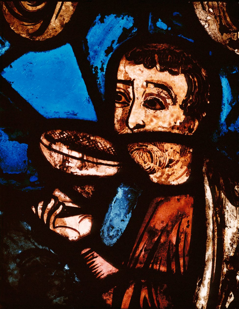 Objevení vína (vitráže) od Unknown Artist