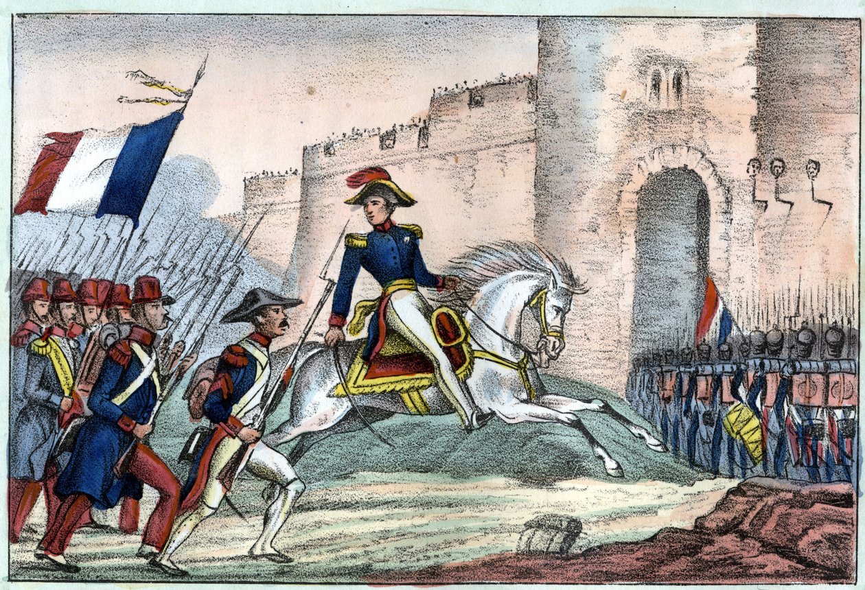 Vstup francouzské armády do Alžíru 5. července od Unknown artist