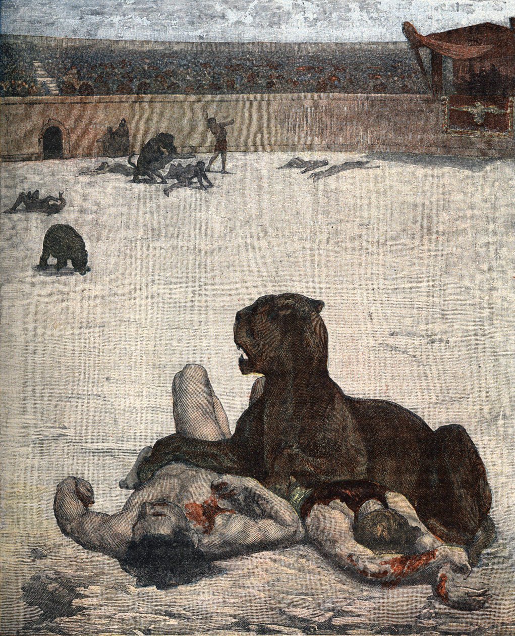 První křesťané umučení Římany v 1.–2. stol. od Unknown artist