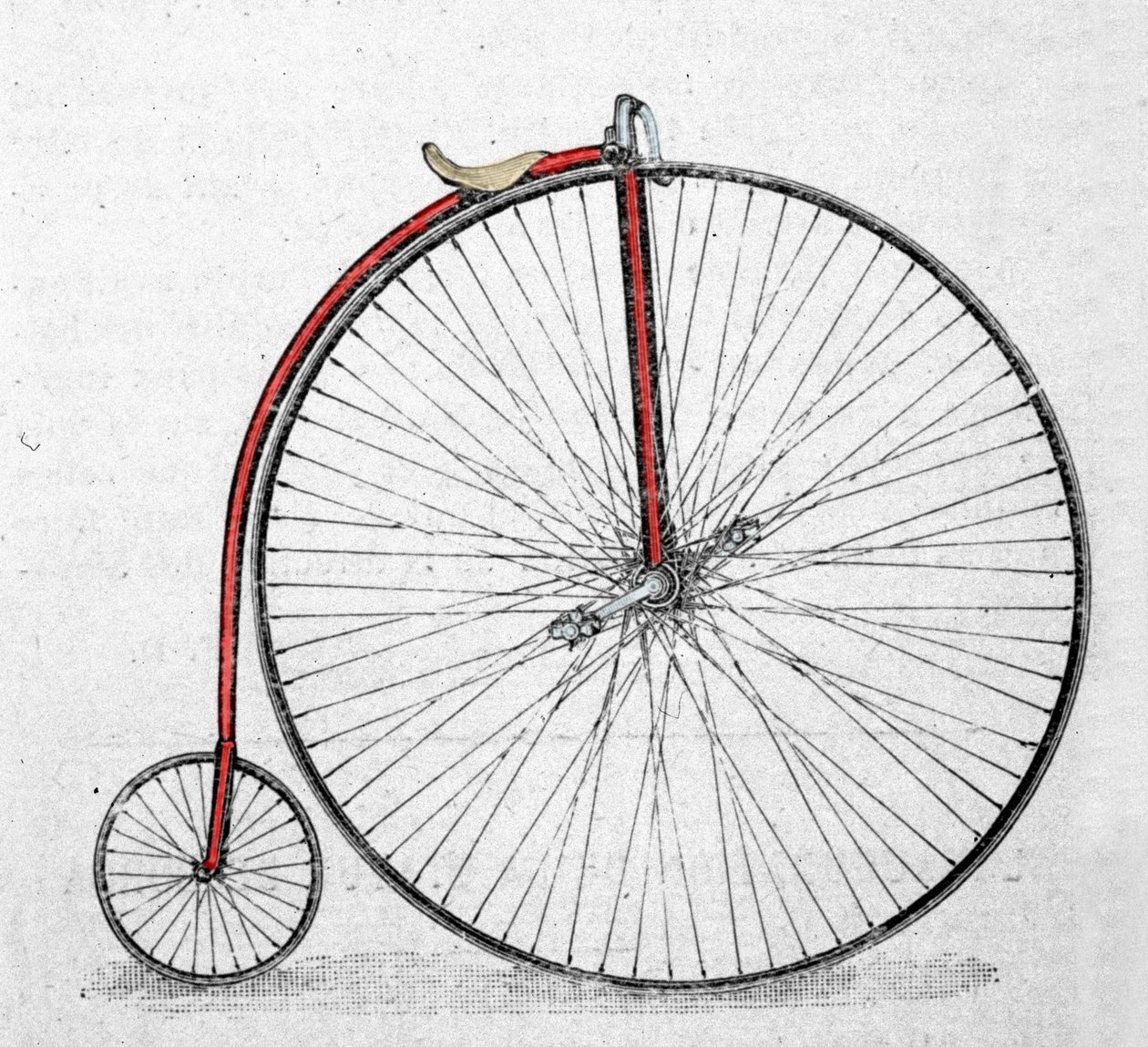 Velké kolo nebo grand bi (grand-bi) bylo vynalezeno v letech 1865 až 1870. od Unknown artist