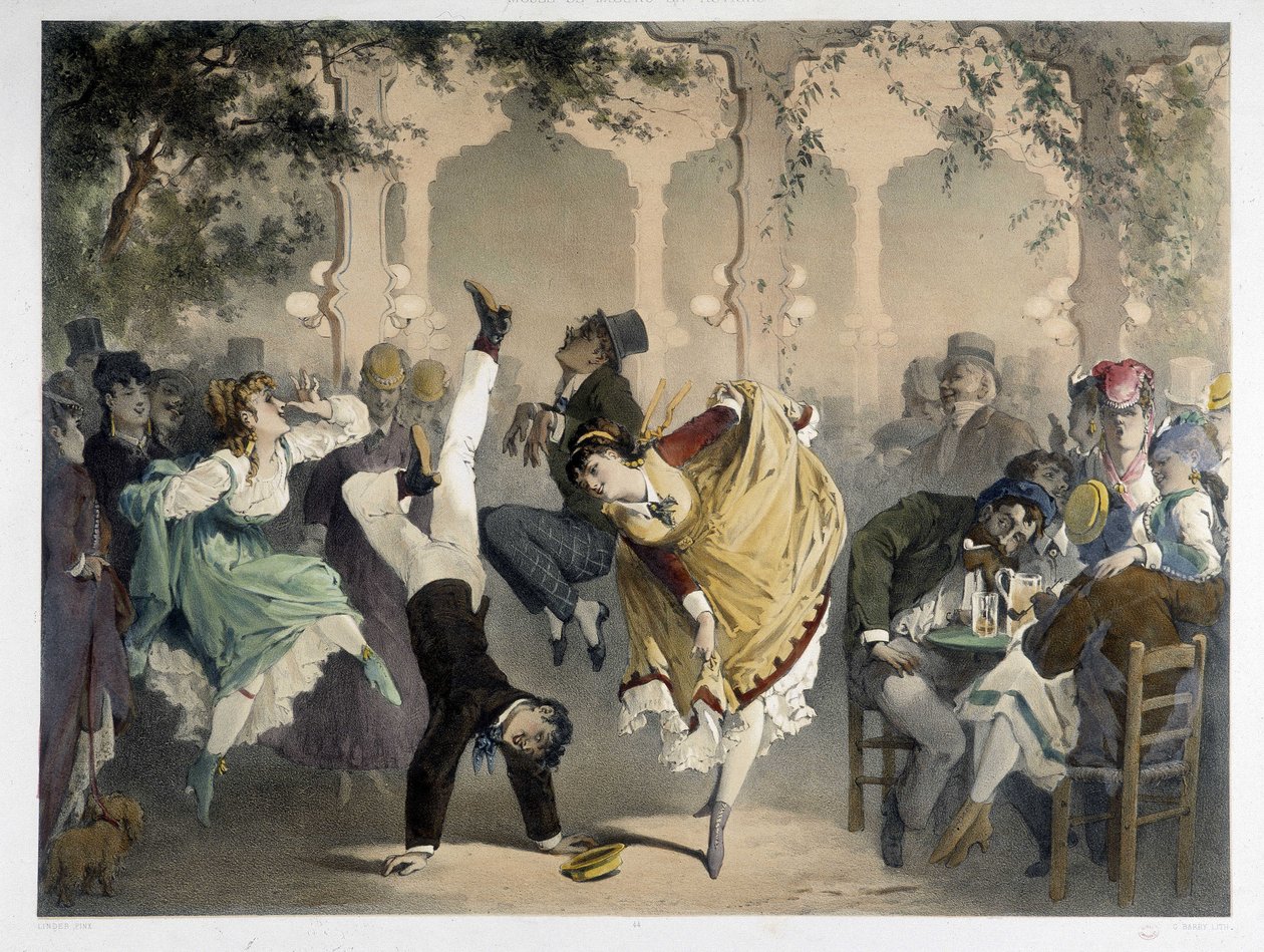 Mřížka v Bullier, cca 1860 od Unknown artist