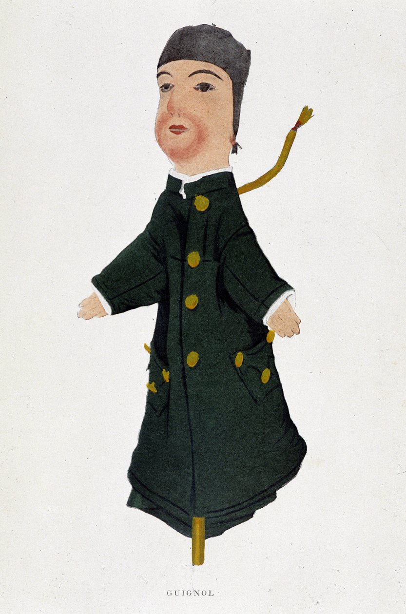 Loutka Guignol od Unknown artist