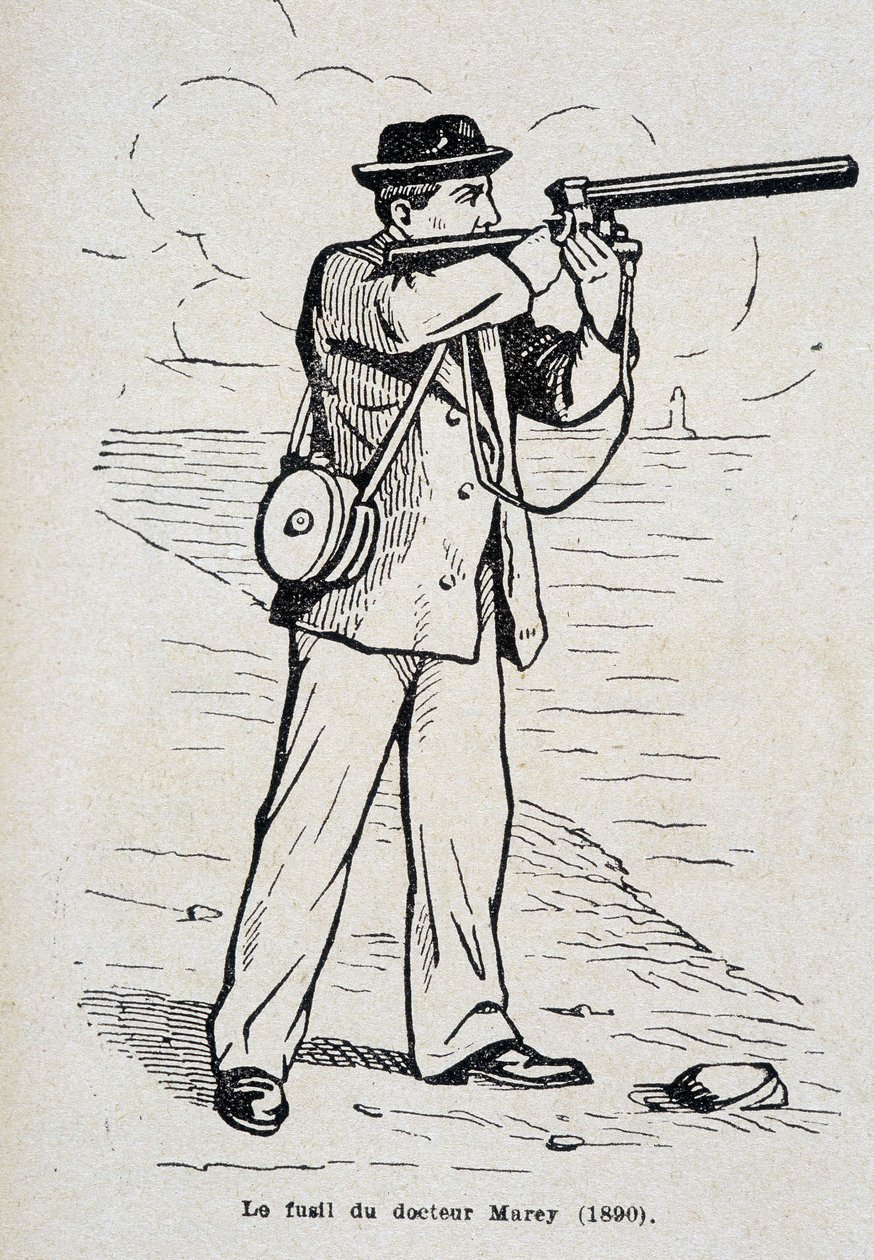 Puška Dr. Etienne Jules (Etienne-Jules) Marey (1890) od Unknown artist