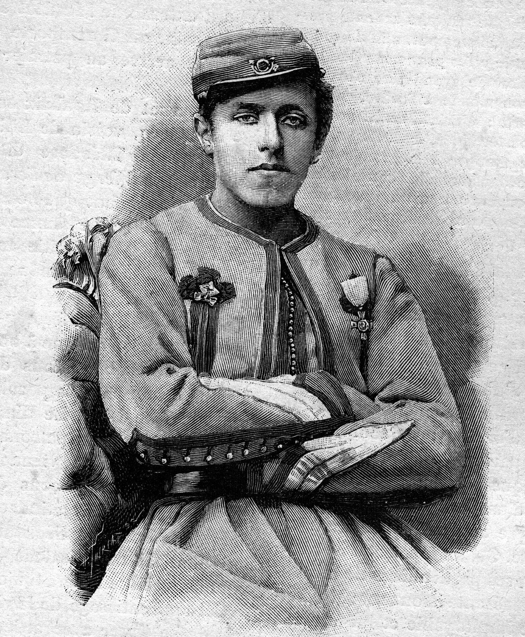 Theodore Wibaux, papežský Zouave a jezuita (1849 - 1882). od Unknown artist