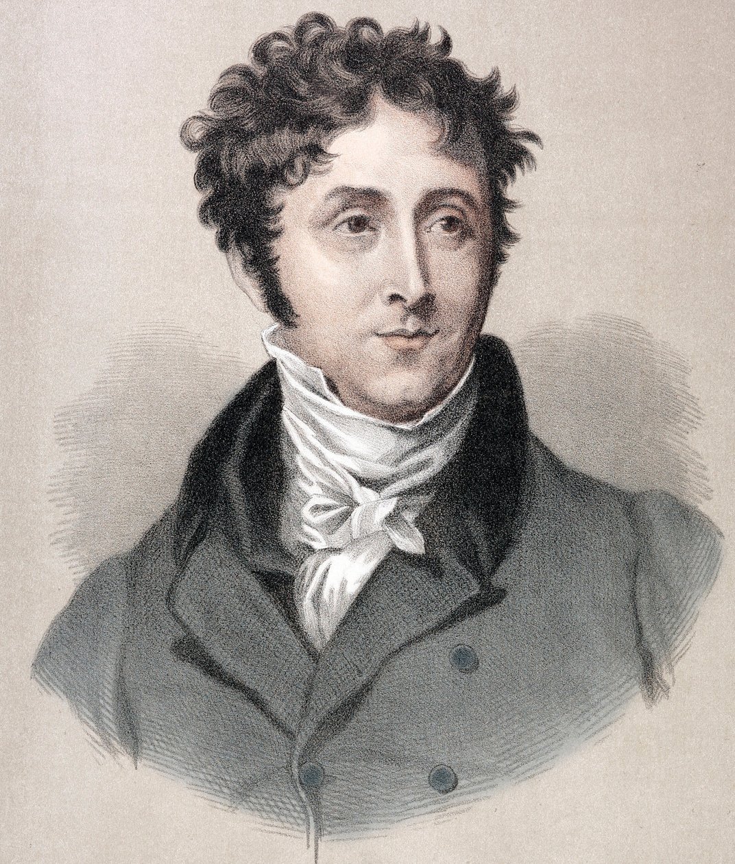 Thomas Campbell (1777-1844), skotský básník od Unknown artist