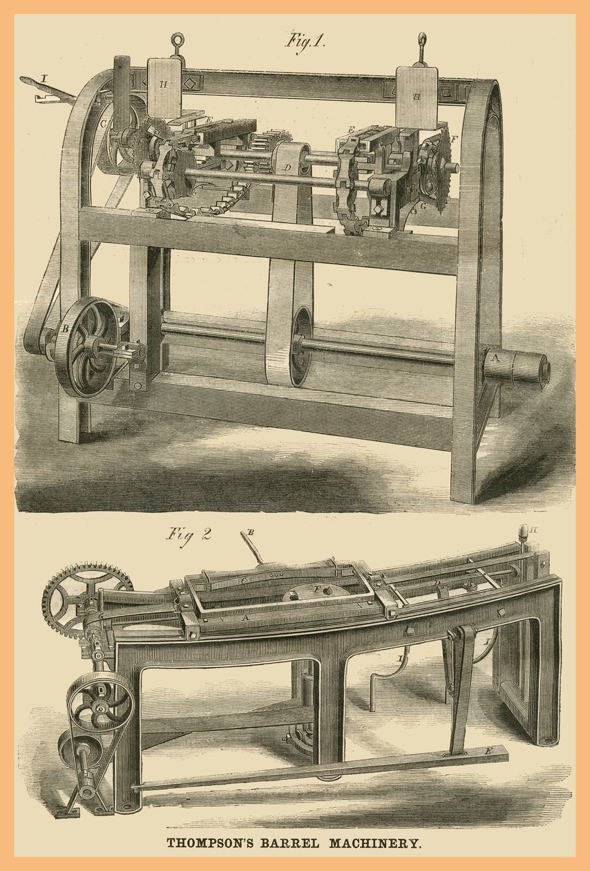 Thompsons Barrel Machinery od Unknown Artist