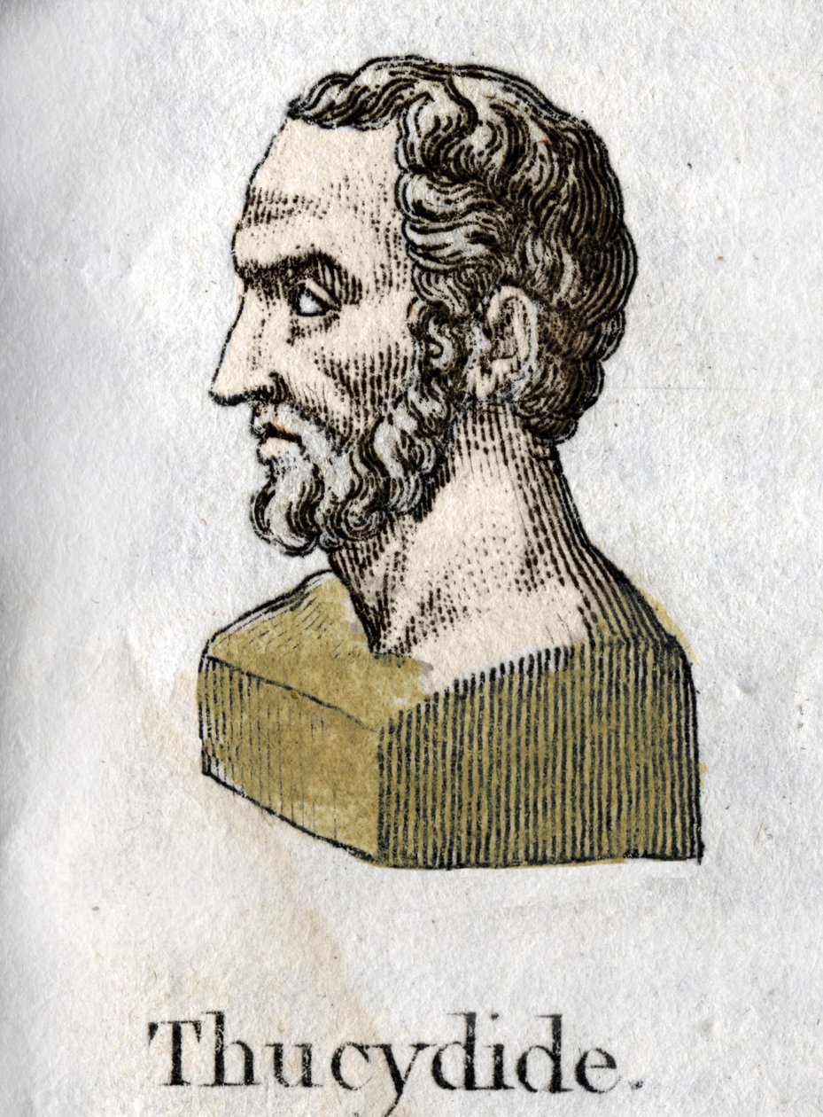 Thukydides (kolem 465-395 př. Kr.), řecký historik. rytina z roku 1822. od Unknown artist