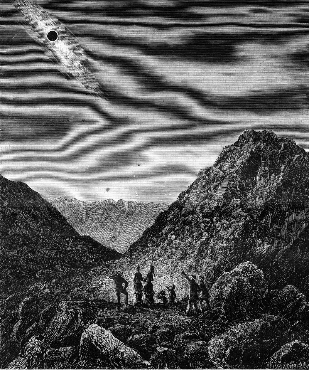Úplné zatmění 29. července od Unknown artist