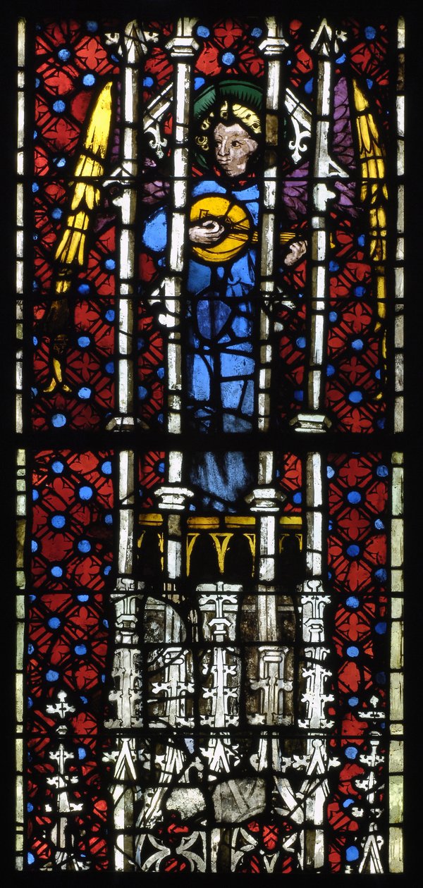 Anonymní vitrážové okno kolem 1400-1415 Notre-Dame Musees de Strasbourg Alsace od Unknown artist