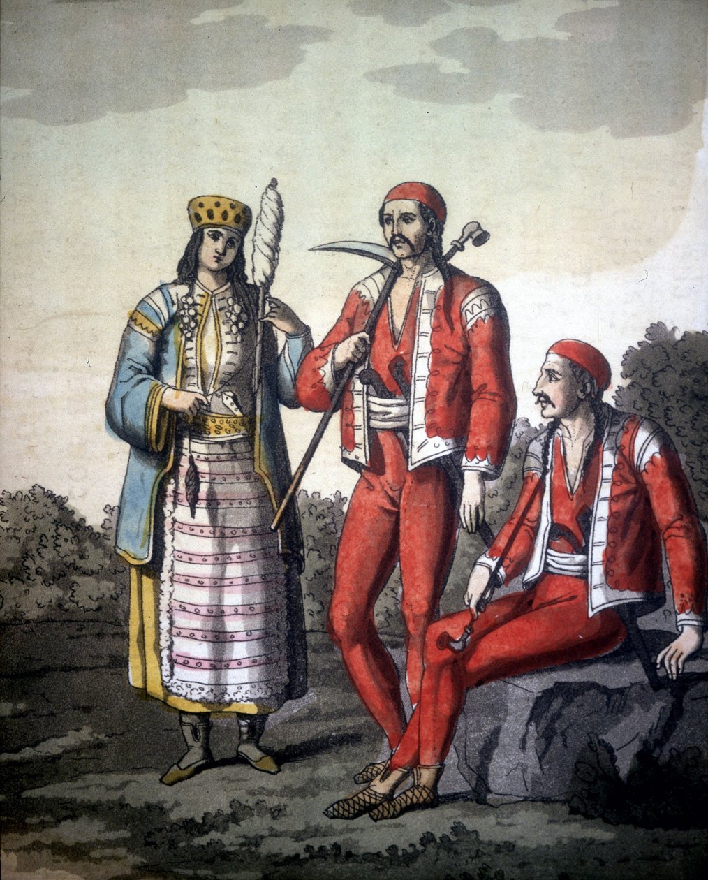 Ushcocci piráti žijící v Dalmácii. od Unknown artist