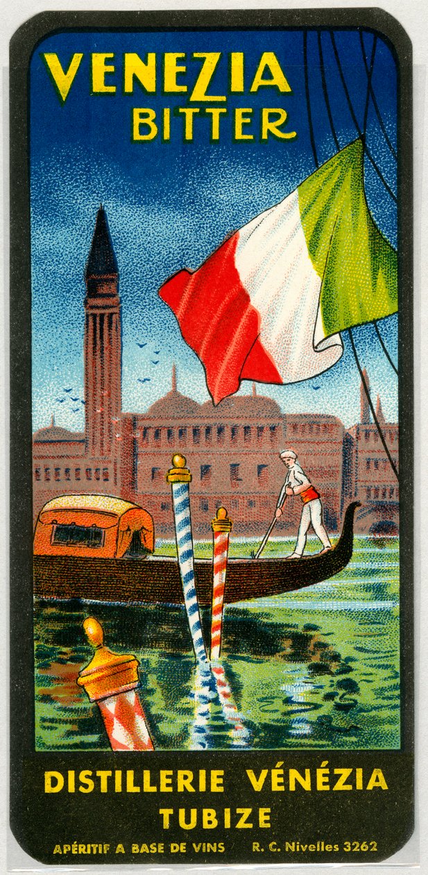 Reklama na hořký alkohol Venezia (chromolitografie z konce 19. století) od Unknown artist