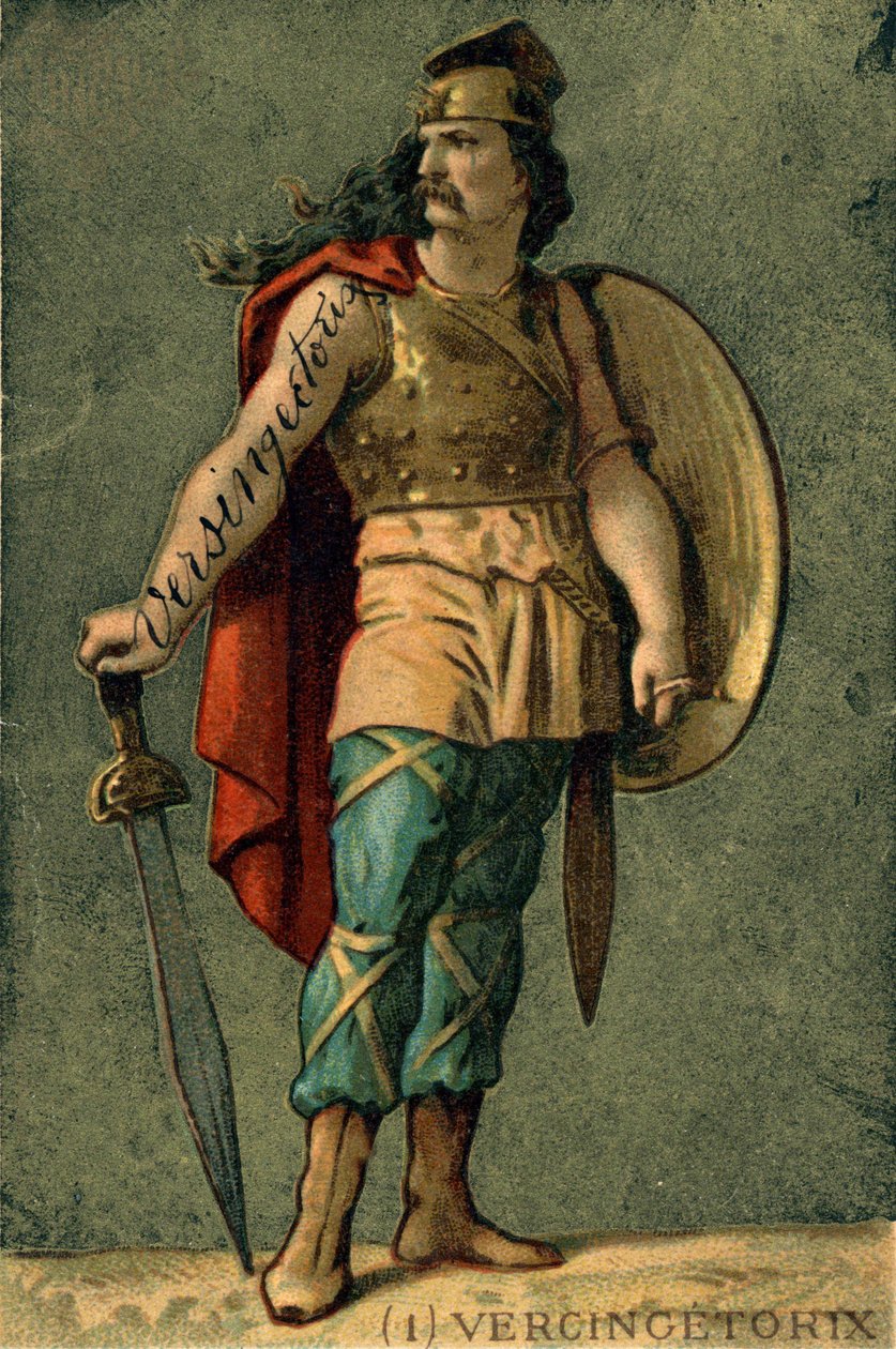 Vercingetorix (asi 72-46 př. n. l.), galský vůdce od Unknown artist