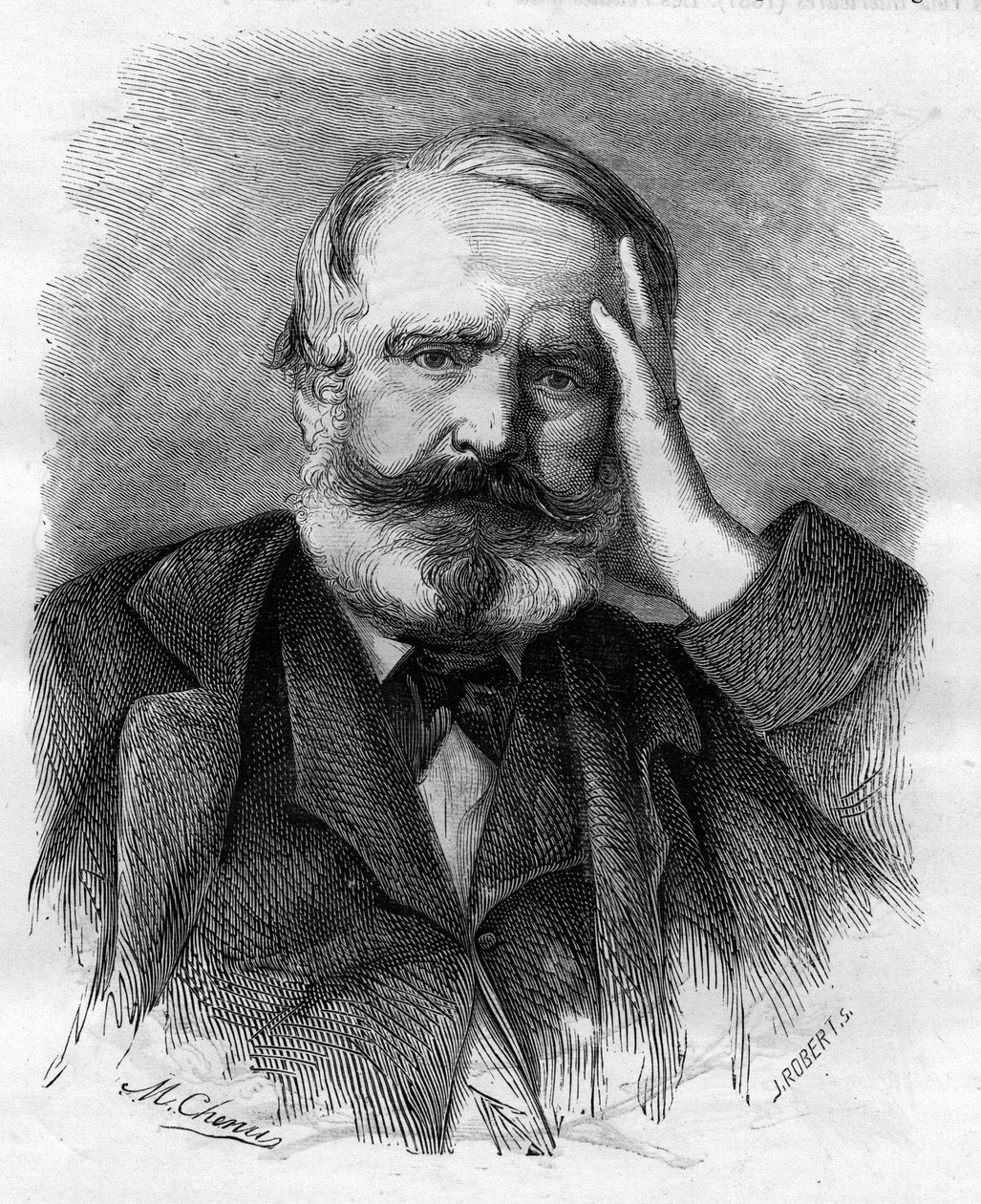 Victor Hugo (1802-1885), francouzský spisovatel, v roce 1866. od Unknown artist
