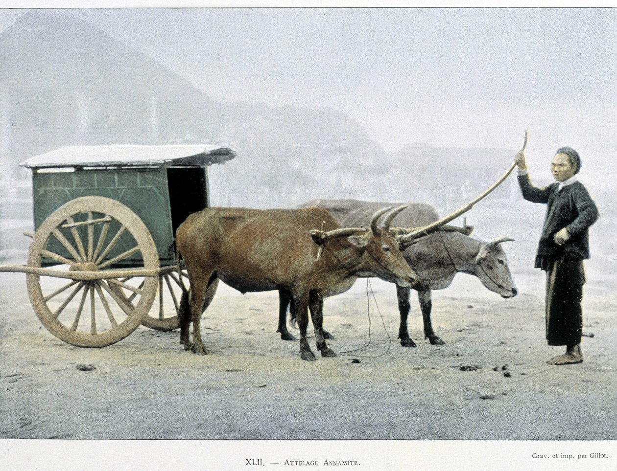 Vietnamský Hitch, „“Around the World“, konec 19. století. od Unknown artist