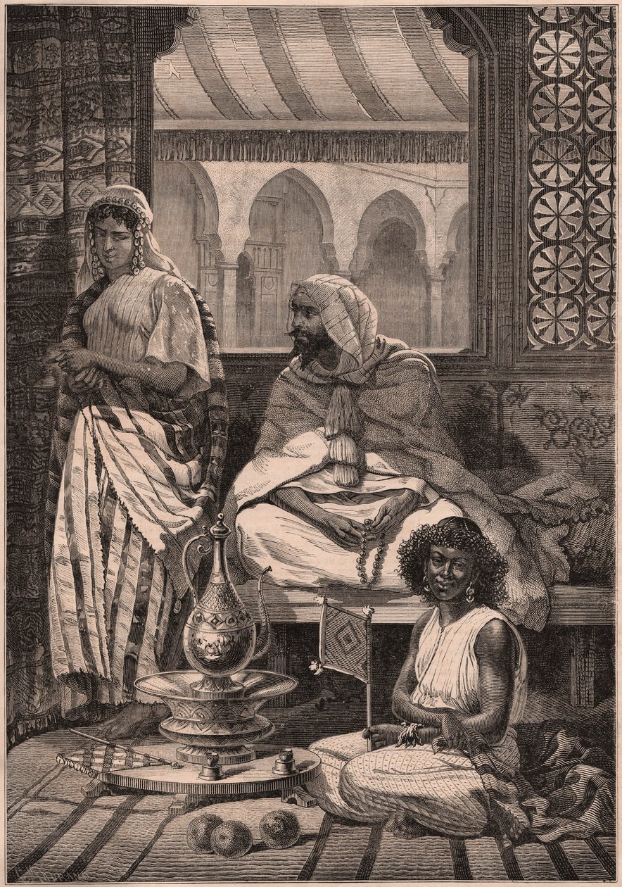 Pohled na harém v Tetouan, Maroko od Unknown
